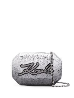 Karl Lagerfeld клатч K Signature с блестками