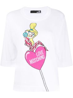 Love Moschino джемпер с логотипом