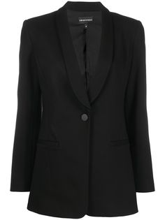 Emporio Armani однобортный пиджак-смокинг