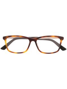 Gucci Eyewear очки в оправе черепаховой расцветки
