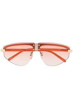 Linda Farrow солнцезащитные очки-авиаторы Hyacinth