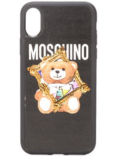 Moschino чехол для iPhone XS с принтом