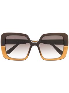 Marni Eyewear солнцезащитные очки в массивной оправе