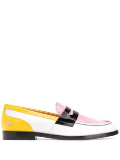 MSGM лоферы в стиле колор-блок