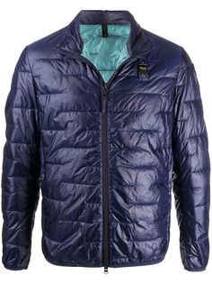 Blauer пуховик на молнии