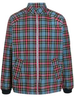 YMC куртка-рубашка в клетку тартан