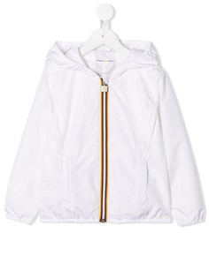 K Way Kids куртка с контрастной молнией