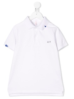 Sun 68 рубашка-поло с вышитым логотипом