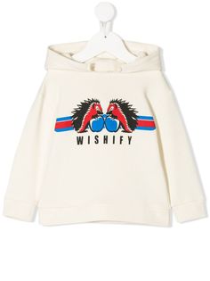 Gucci Kids худи с принтом Wishify
