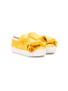 Nº21 Kids knotted slip-on sneakers