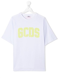 Gcds Kids футболка с декорированным логотипом
