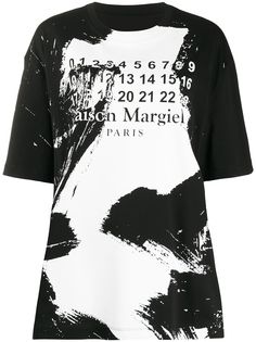 Maison Margiela футболка оверсайз с логотипом