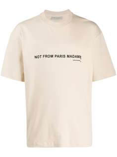 Drôle De Monsieur футболка с надписью