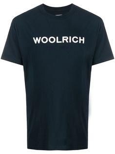 Woolrich футболка с круглым вырезом и логотипом