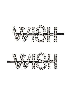 Ashley Williams комплект из двух невидимок Wish с кристаллами