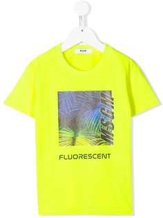 MSGM Kids футболка с логотипом