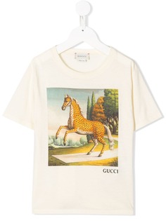 Gucci Kids футболка с принтом