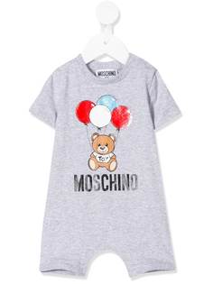 Moschino Kids ромпер Teddy Bear с логотипом