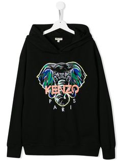 Kenzo Kids худи с принтом Elephant