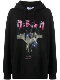 MSGM худи Pegasus с принтом