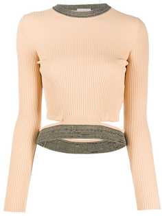 MRZ укороченный топ в рубчик