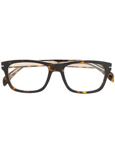 Eyewear by David Beckham солнцезащитные очки в прямоугольной оправе черепаховой расцветки