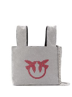 Pinko сумка-тоут с цепочкой и логотипом