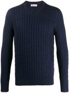 Brunello Cucinelli джемпер фактурной вязки
