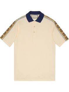 Gucci рубашка поло с логотипом Interlocking G
