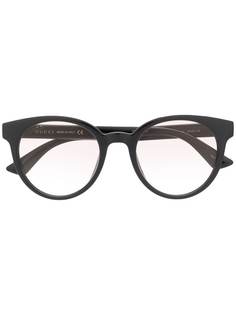 Gucci Eyewear солнцезащитные очки в круглой оправе