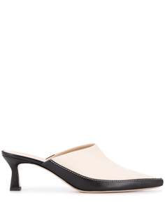 Wandler мюли на каблуке-рюмке с заостренным носком