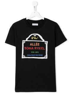 SONIA RYKIEL ENFANT футболка с логотипом