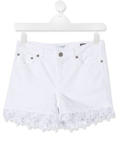 Dondup Kids шорты с кружевными оборками