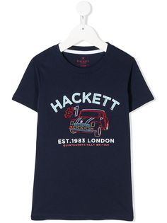 Hackett Kids футболка с принтом и логотипом
