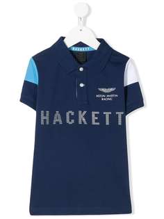 Hackett Kids рубашка-поло с логотипом