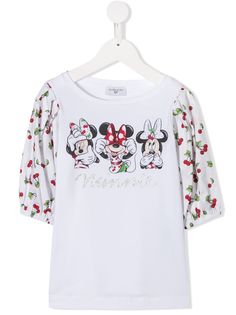 Monnalisa топ с принтом Minnie Mouse
