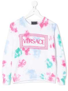 Young Versace джемпер с эффектом разбрызганной краски