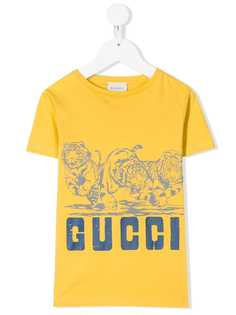 Gucci Kids футболка с принтом