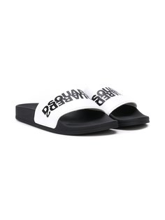 Dsquared2 Kids шлепанцы с логотипом