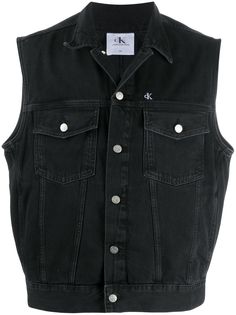 Calvin Klein Jeans джинсовая куртка без рукавов