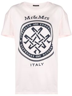 Mr & Mrs Italy футболка с круглым вырезом и логотипом