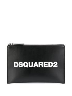 Dsquared2 клатч на молнии с логотипом