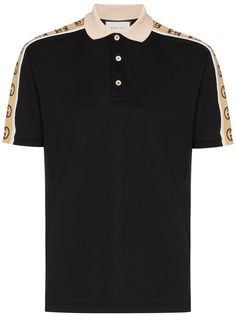 Gucci рубашка поло с логотипом Interlocking G