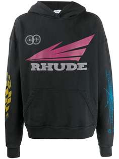 Rhude худи с логотипом