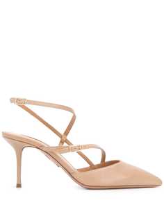 Aquazzura туфли Carolyne 75 с ремешками