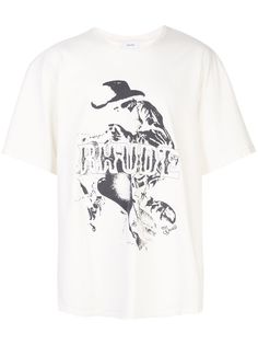 Rhude футболка с круглым вырезом и логотипом