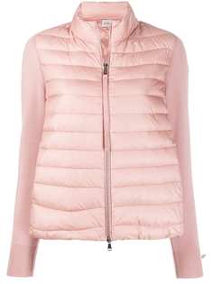 Moncler стеганый пуховик на молнии