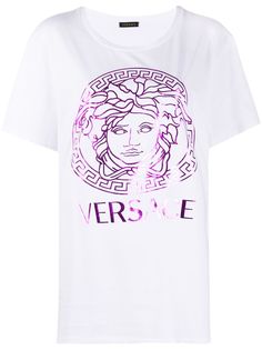 Versace футболка с принтом Medusa