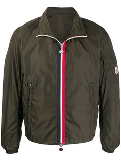 Moncler ветровка с нашивкой-логотипом