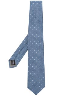 Emporio Armani фактурный галстук в горох